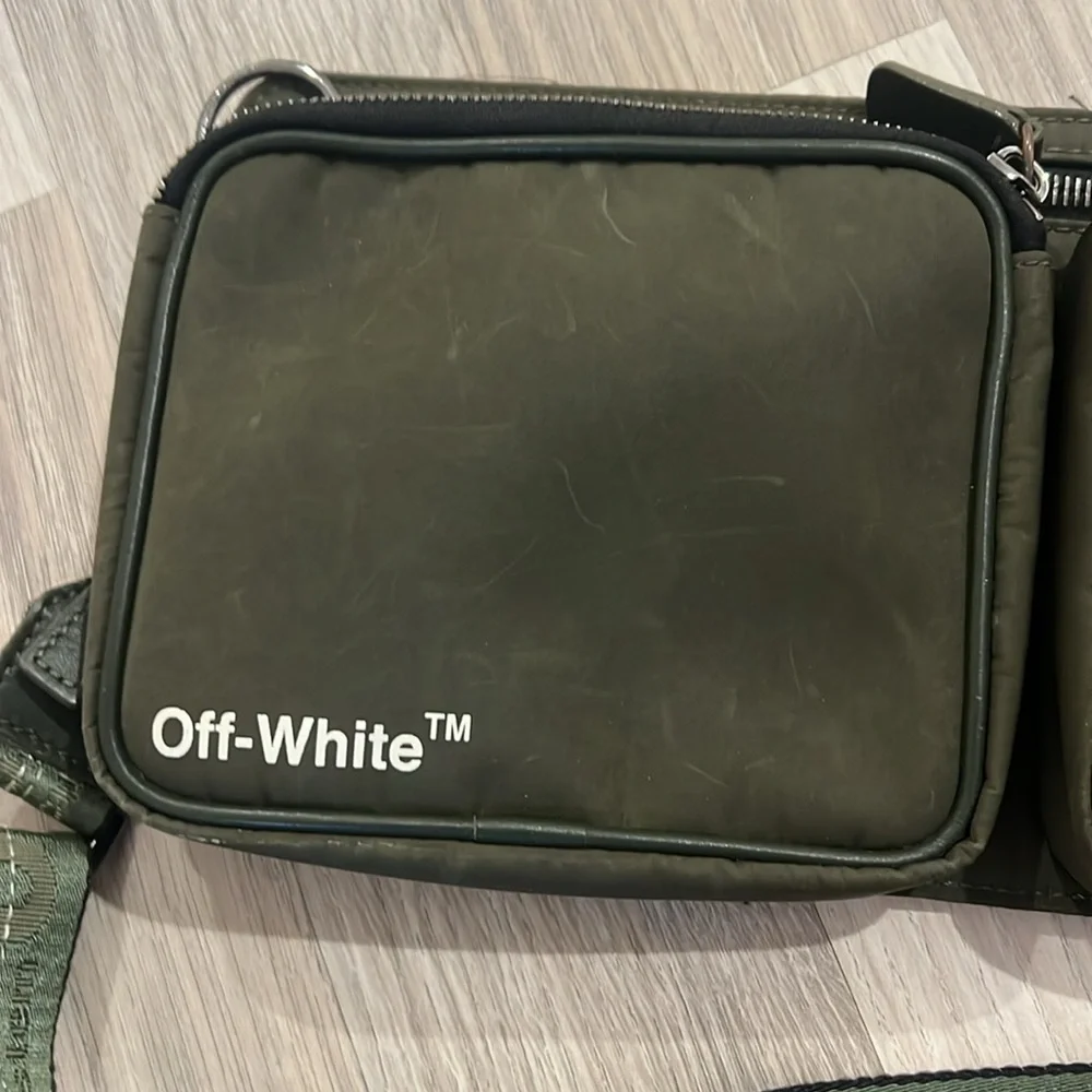 Rare Off-White multi compartment crossbody bag